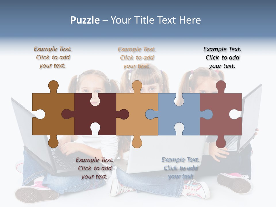 Student Caucasian Education PowerPoint Template