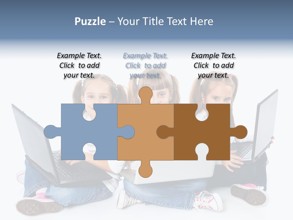 Student Caucasian Education PowerPoint Template