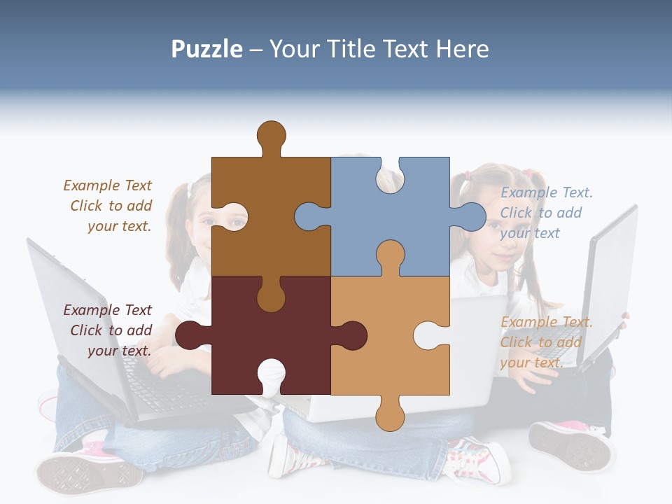 Student Caucasian Education PowerPoint Template