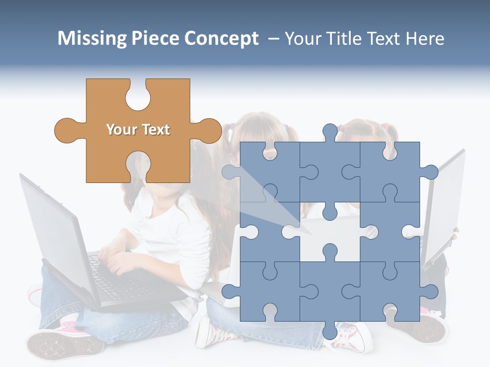 Student Caucasian Education PowerPoint Template