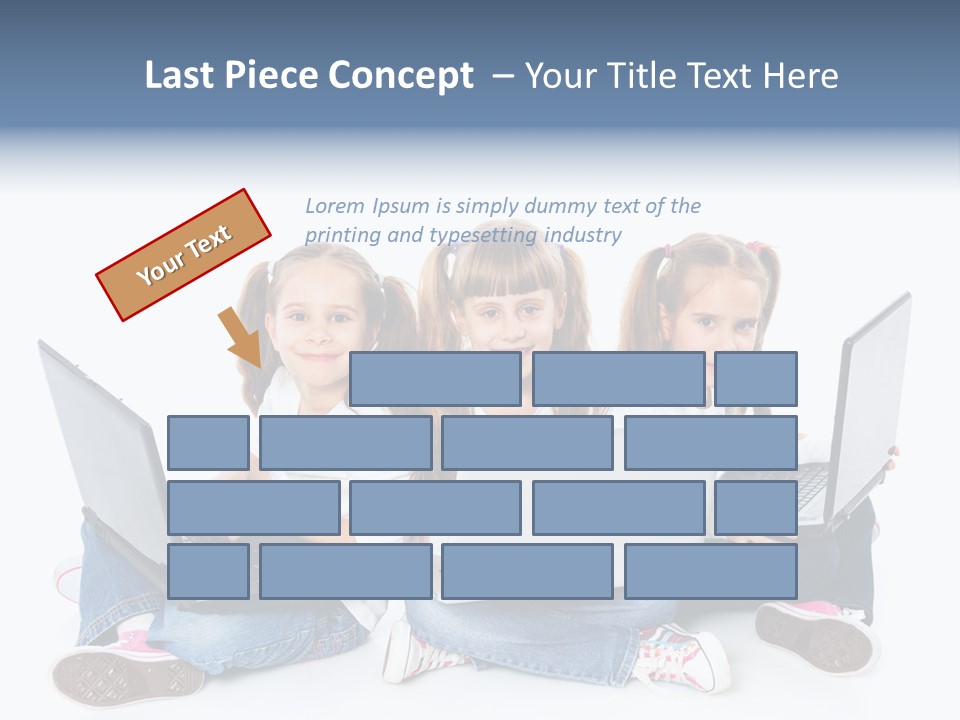 Student Caucasian Education PowerPoint Template