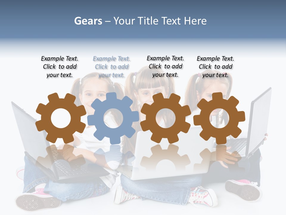 Student Caucasian Education PowerPoint Template