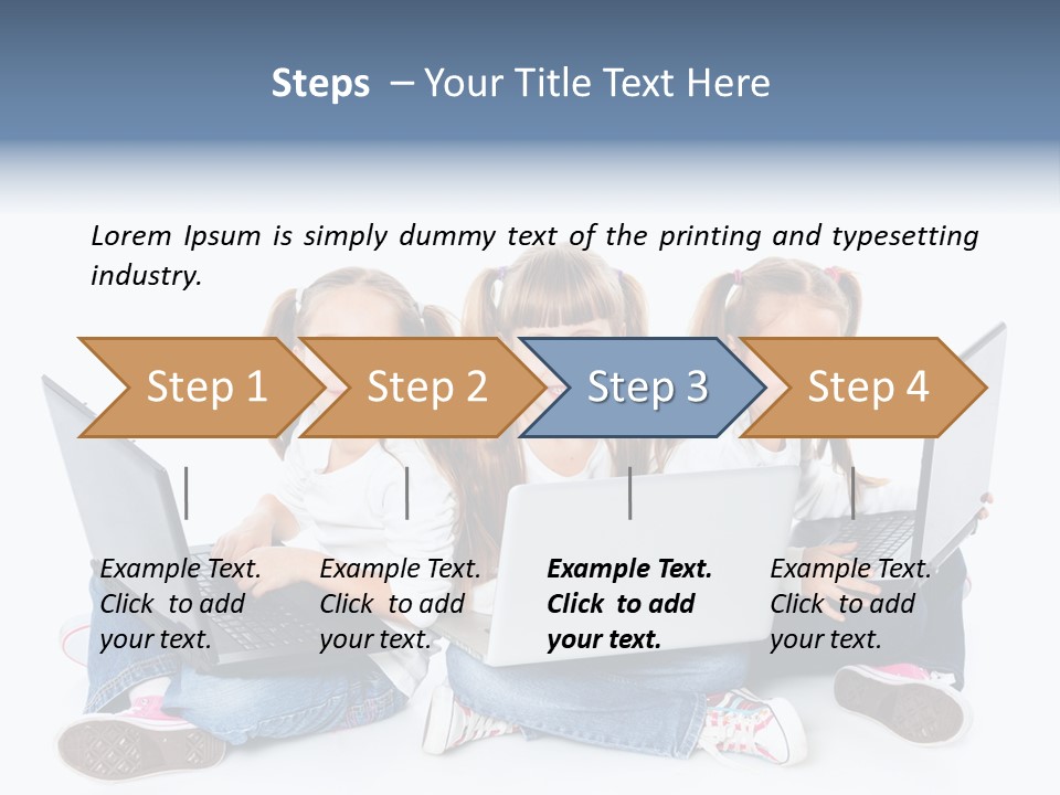 Student Caucasian Education PowerPoint Template