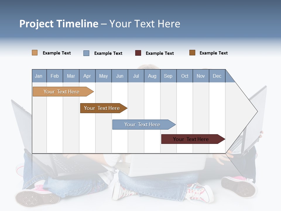 Student Caucasian Education PowerPoint Template
