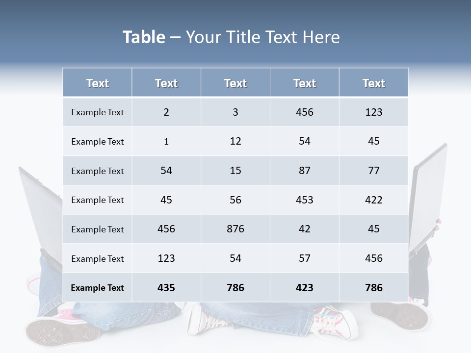 Student Caucasian Education PowerPoint Template