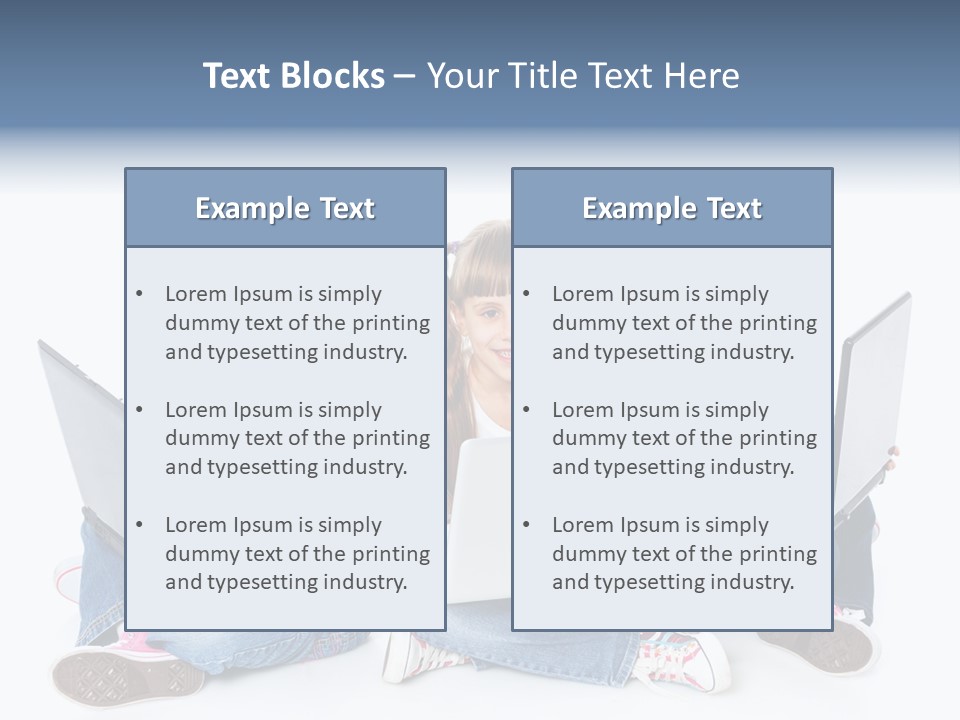 Student Caucasian Education PowerPoint Template