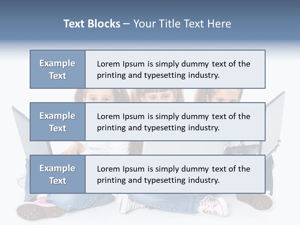 Student Caucasian Education PowerPoint Template