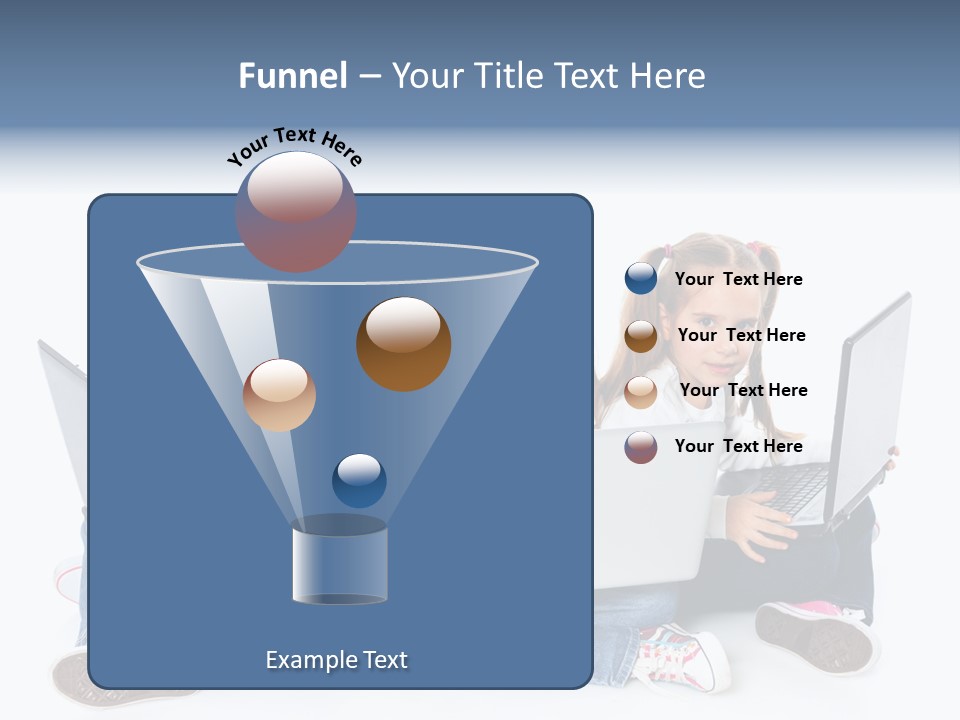 Student Caucasian Education PowerPoint Template
