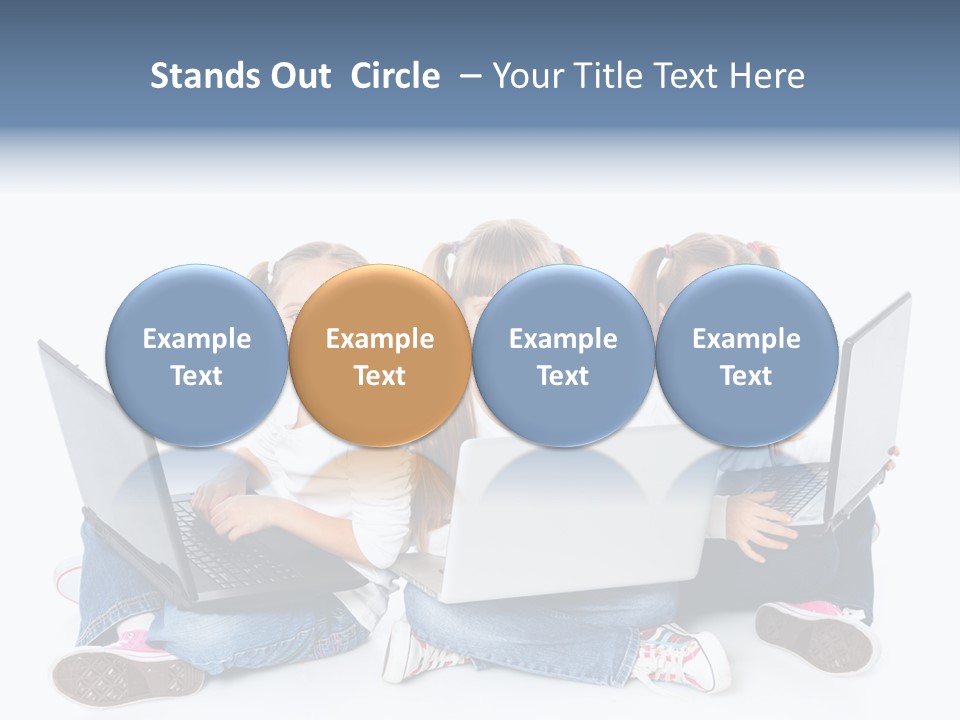 Student Caucasian Education PowerPoint Template