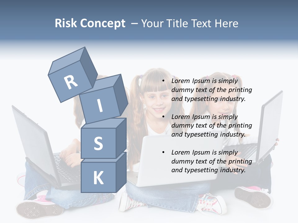 Student Caucasian Education PowerPoint Template