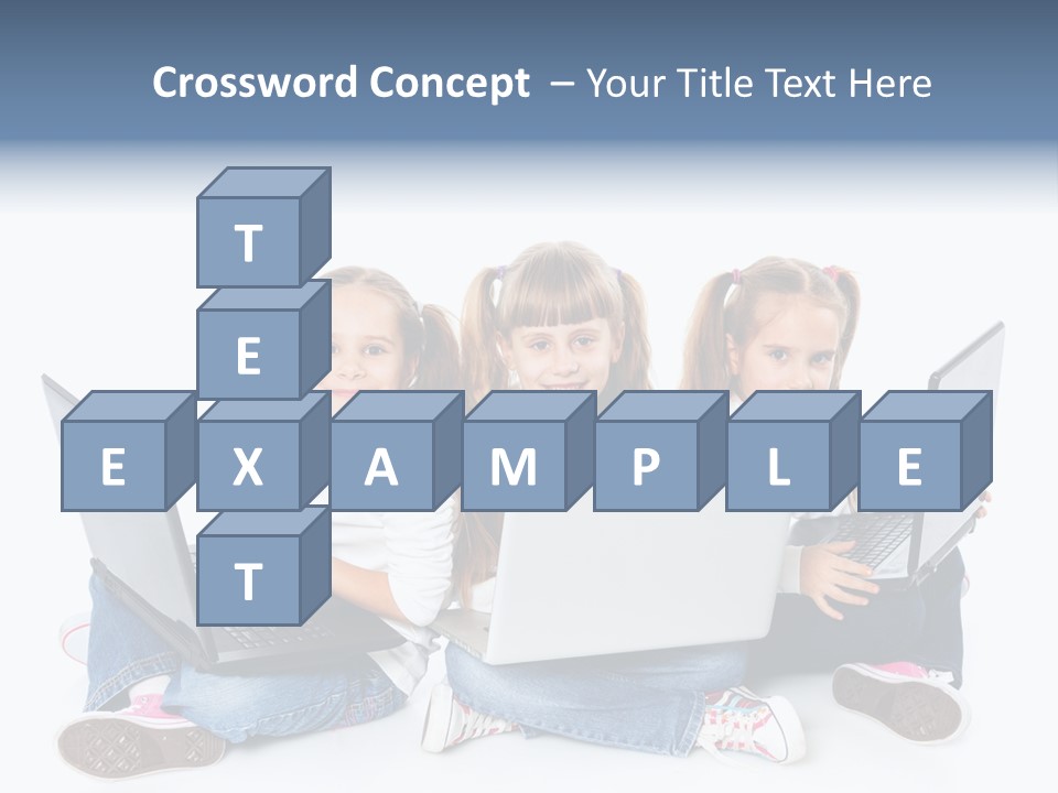 Student Caucasian Education PowerPoint Template