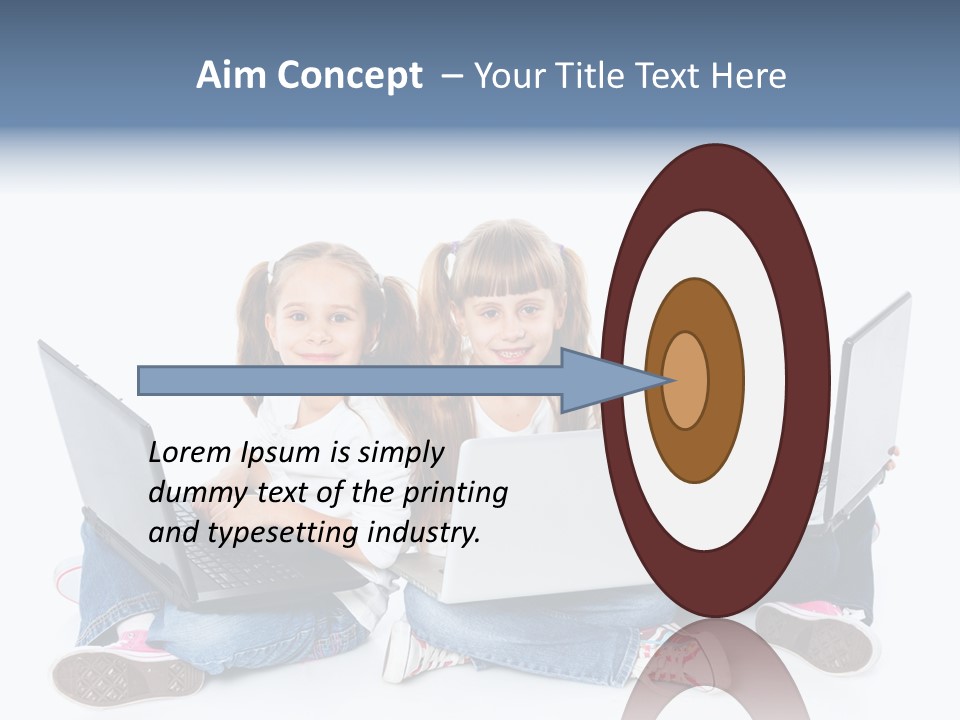 Student Caucasian Education PowerPoint Template