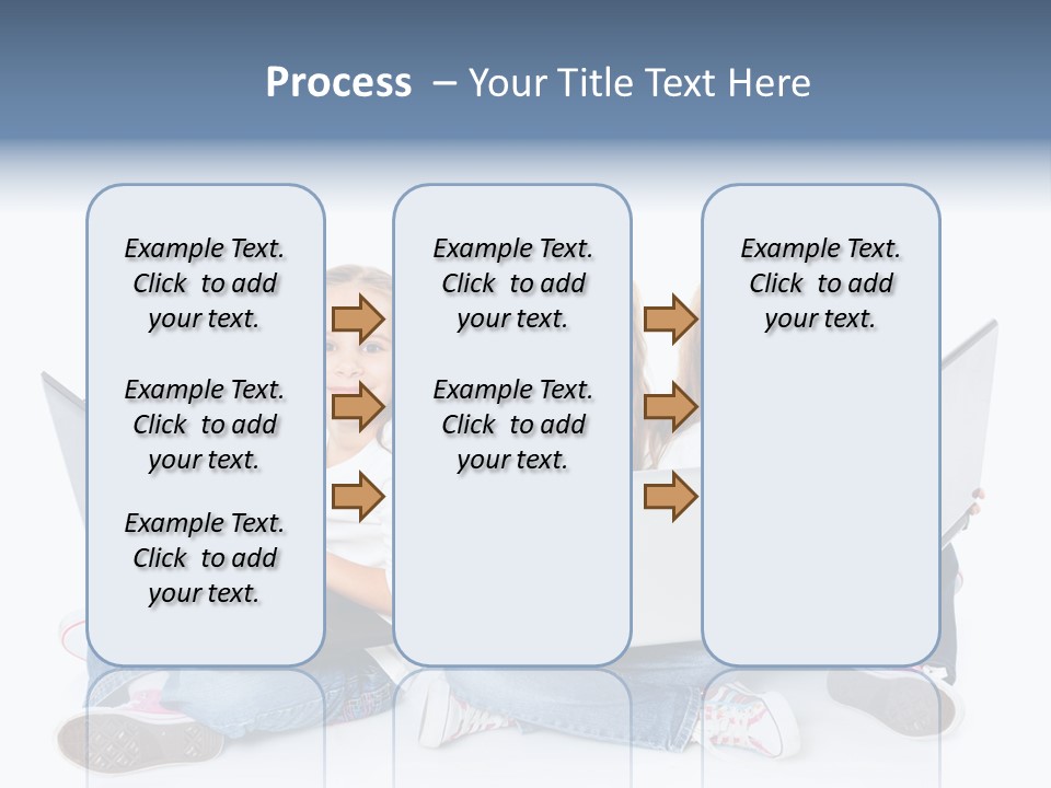 Student Caucasian Education PowerPoint Template