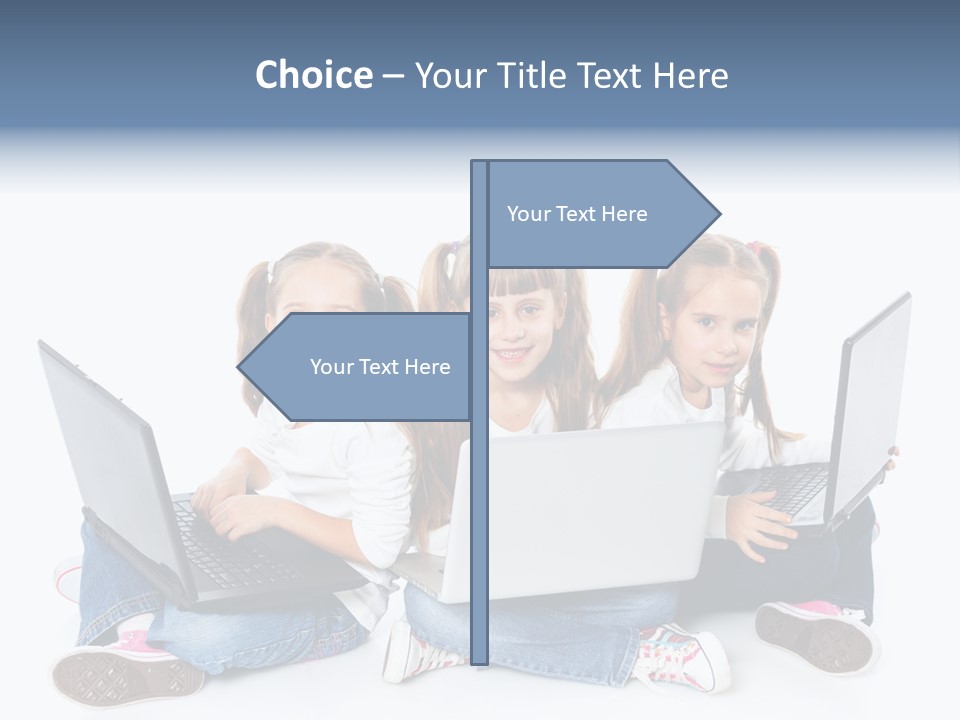 Student Caucasian Education PowerPoint Template