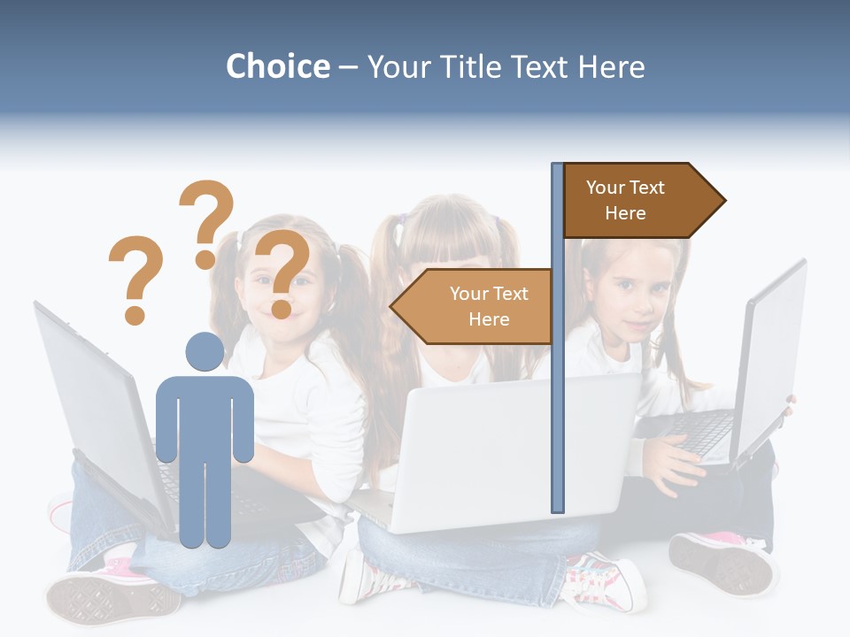 Student Caucasian Education PowerPoint Template