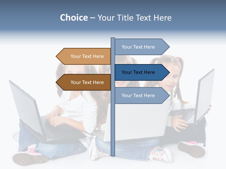 Student Caucasian Education PowerPoint Template