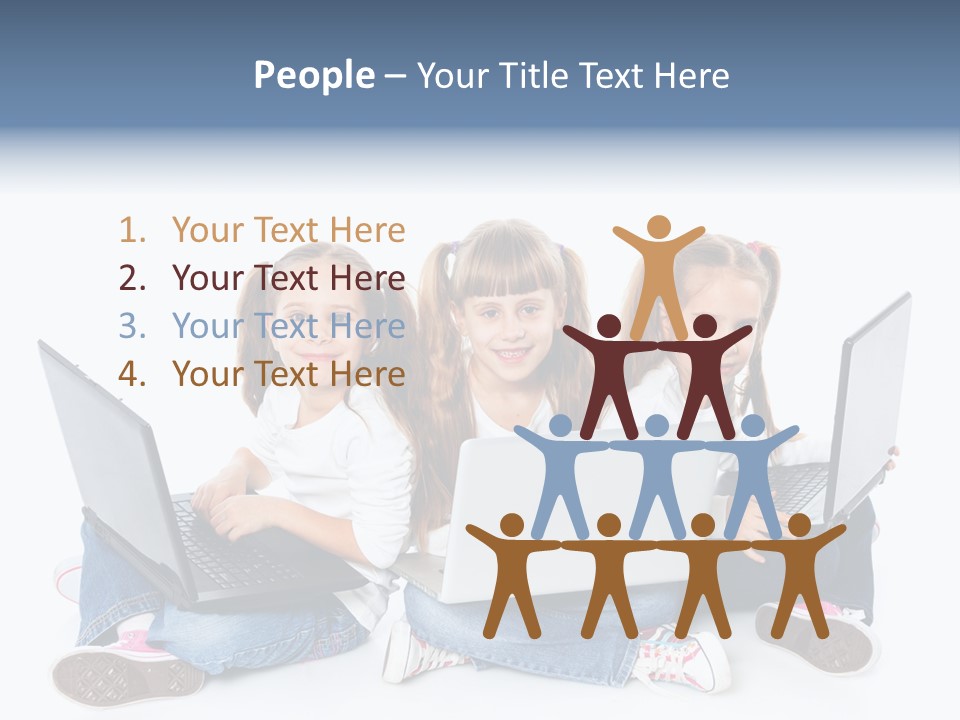 Student Caucasian Education PowerPoint Template
