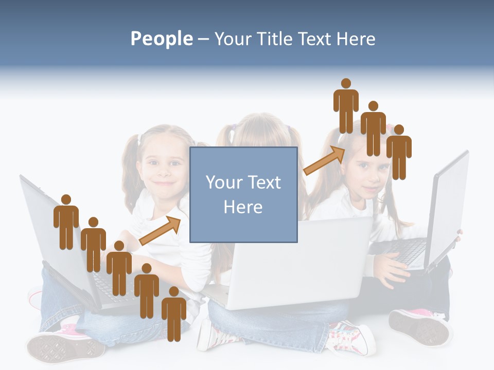Student Caucasian Education PowerPoint Template