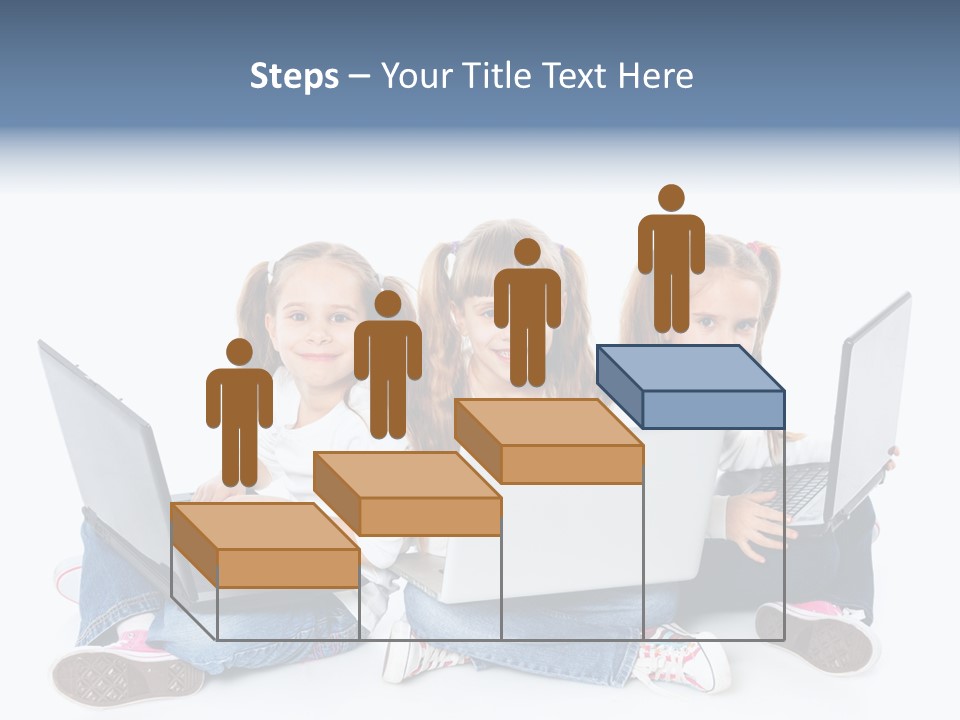 Student Caucasian Education PowerPoint Template