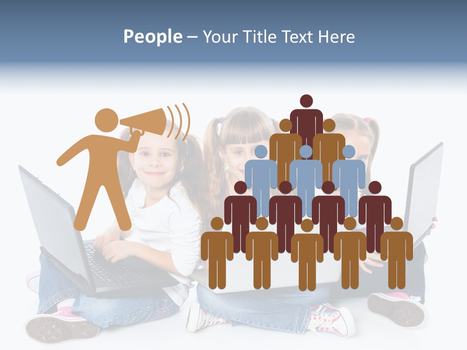 Student Caucasian Education PowerPoint Template