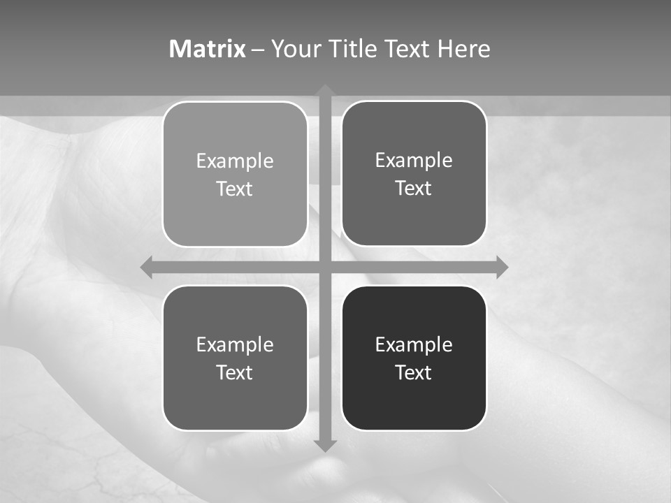 Men Body Palm PowerPoint Template