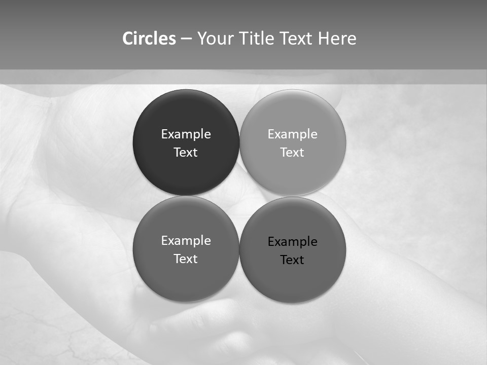 Men Body Palm PowerPoint Template