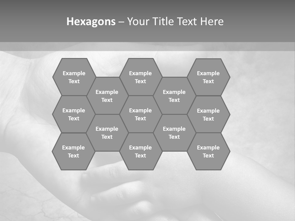 Men Body Palm PowerPoint Template