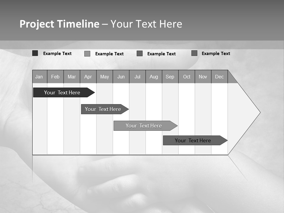 Men Body Palm PowerPoint Template