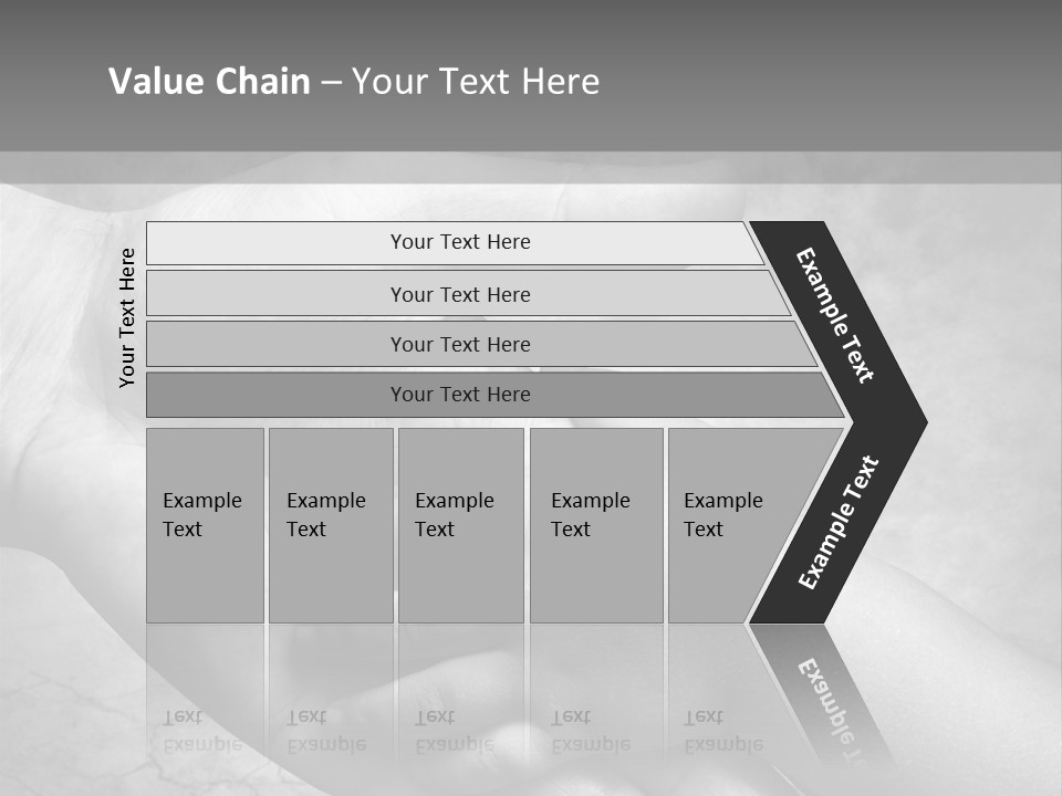 Men Body Palm PowerPoint Template