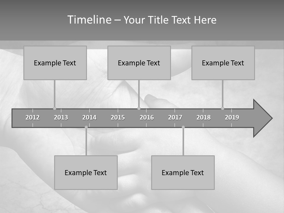 Men Body Palm PowerPoint Template