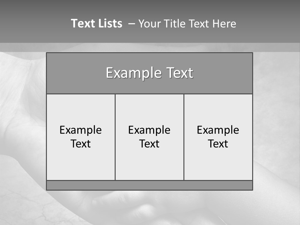 Men Body Palm PowerPoint Template