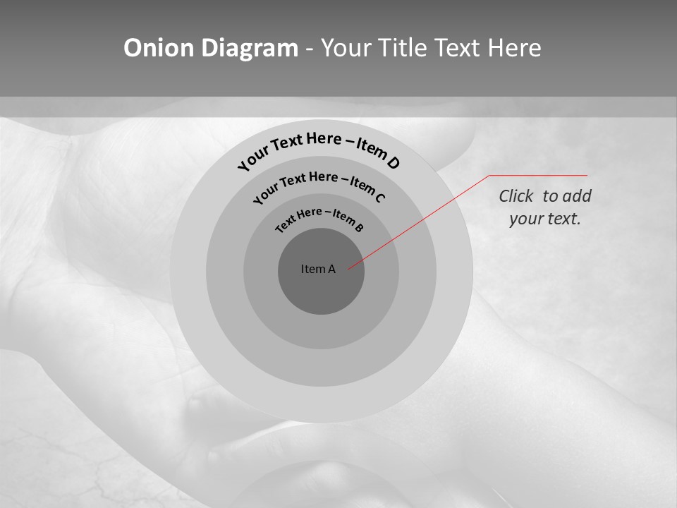 Men Body Palm PowerPoint Template