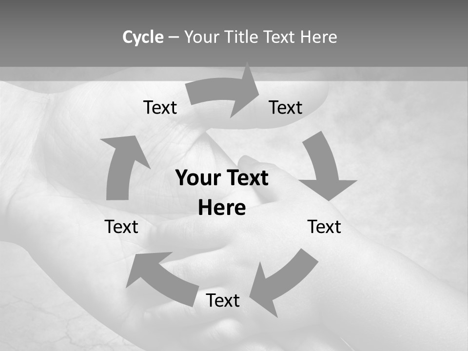 Men Body Palm PowerPoint Template