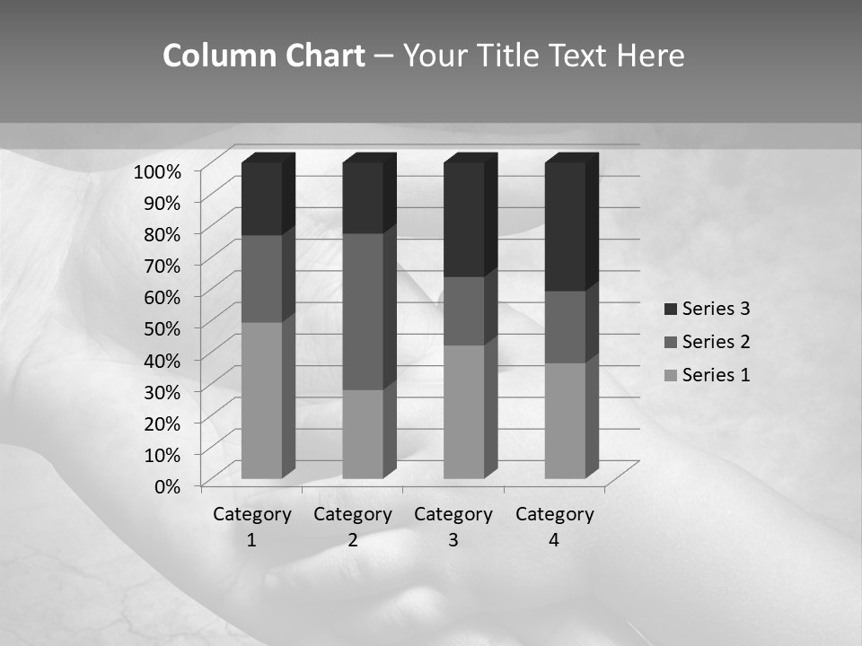 Men Body Palm PowerPoint Template