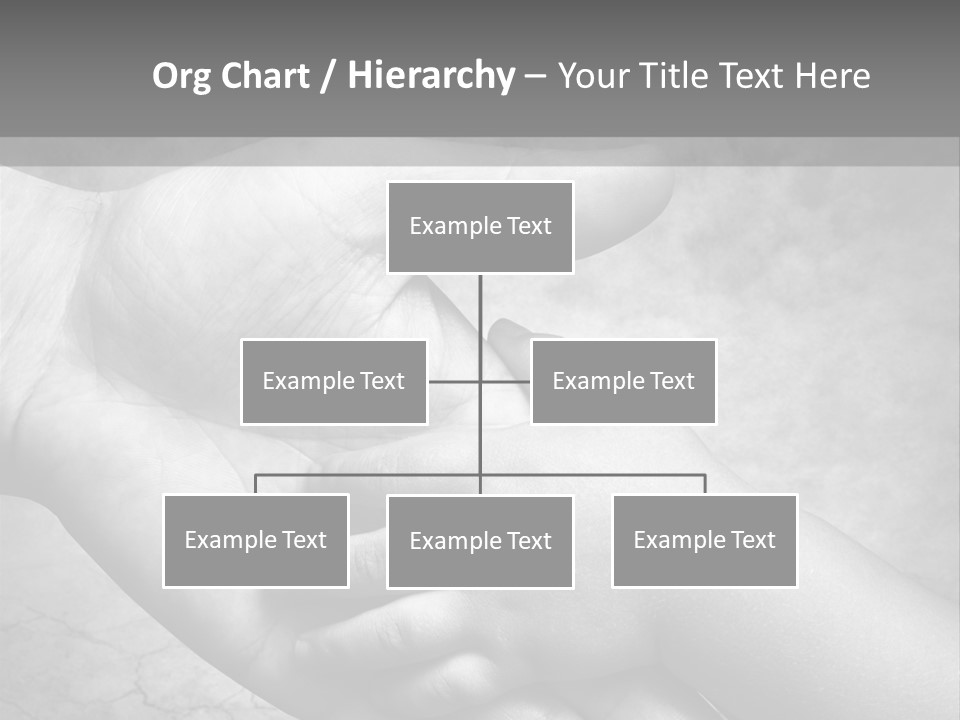 Men Body Palm PowerPoint Template