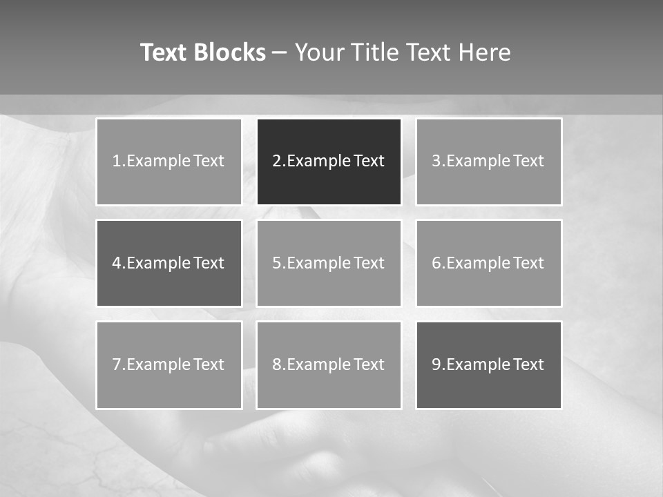 Men Body Palm PowerPoint Template