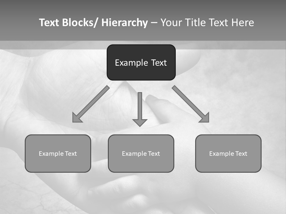 Men Body Palm PowerPoint Template