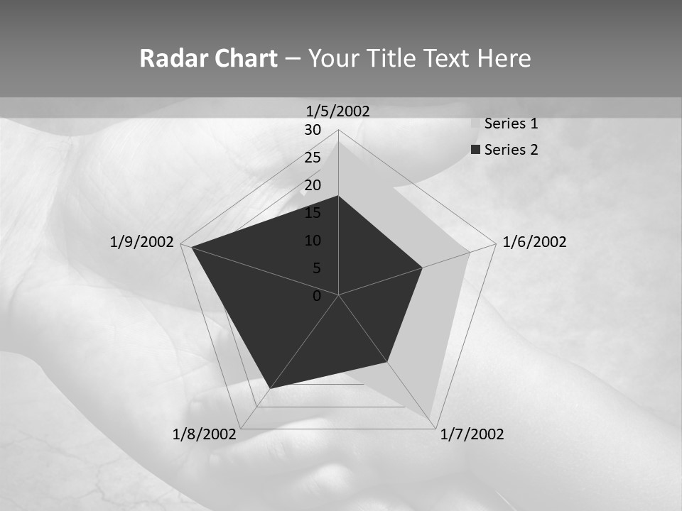 Men Body Palm PowerPoint Template