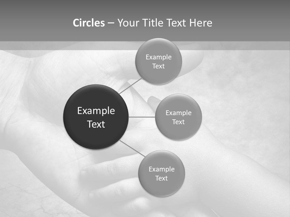 Men Body Palm PowerPoint Template