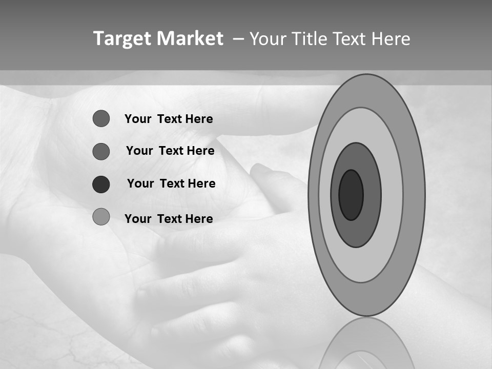 Men Body Palm PowerPoint Template