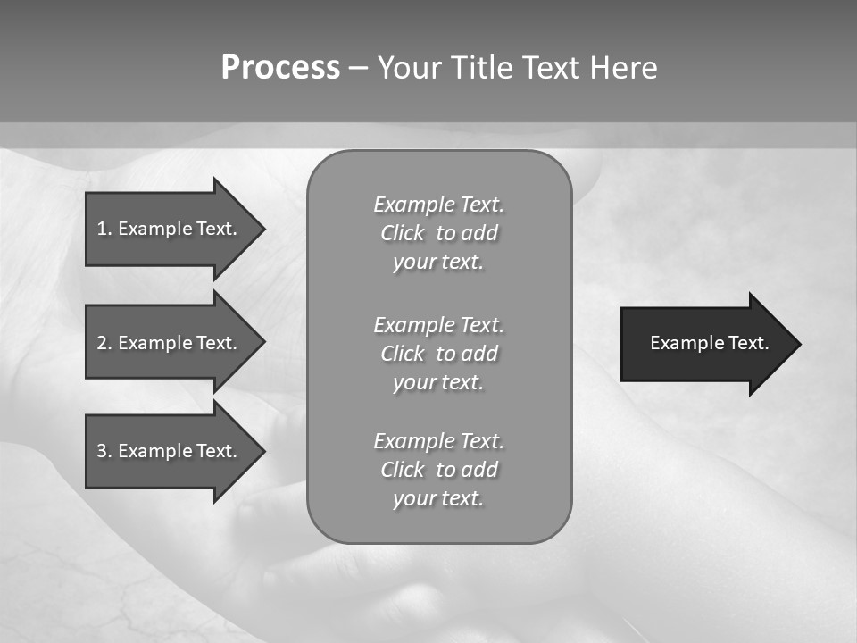 Men Body Palm PowerPoint Template