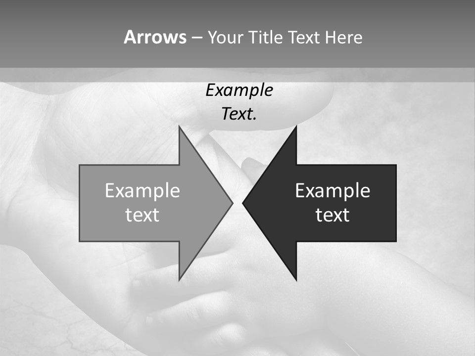 Men Body Palm PowerPoint Template