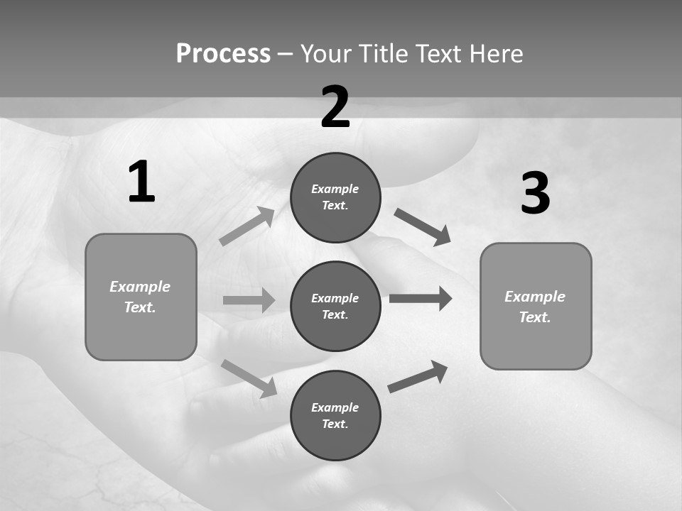 Men Body Palm PowerPoint Template