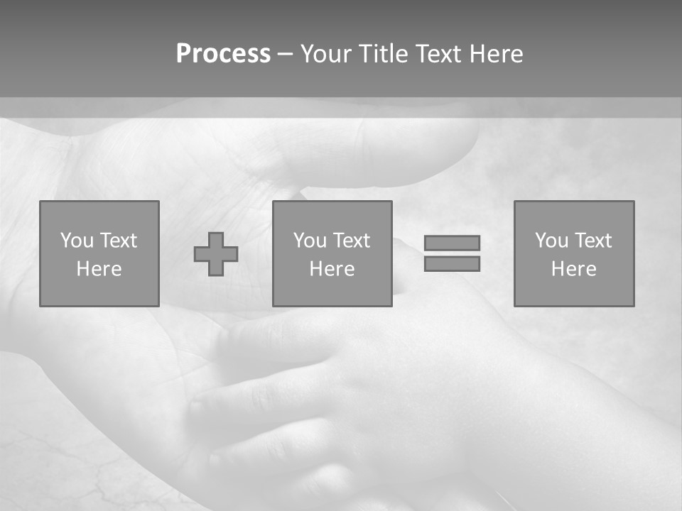 Men Body Palm PowerPoint Template