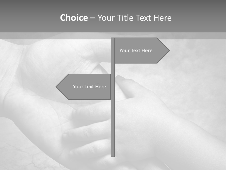 Men Body Palm PowerPoint Template