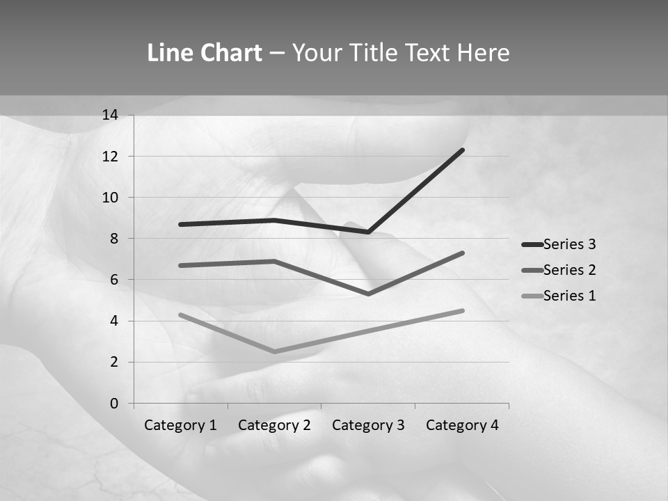 Men Body Palm PowerPoint Template