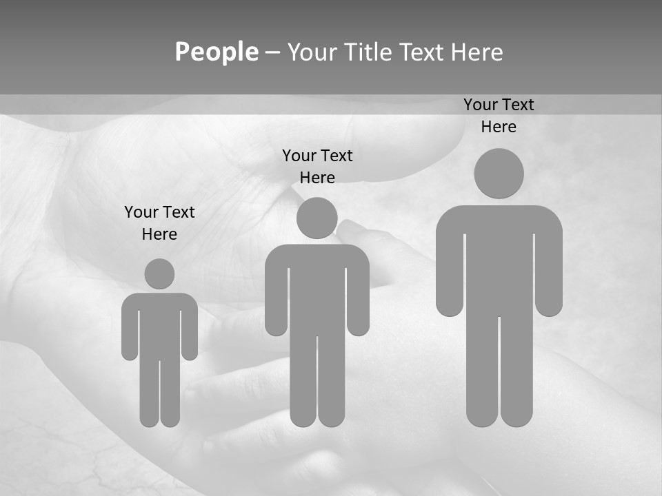 Men Body Palm PowerPoint Template