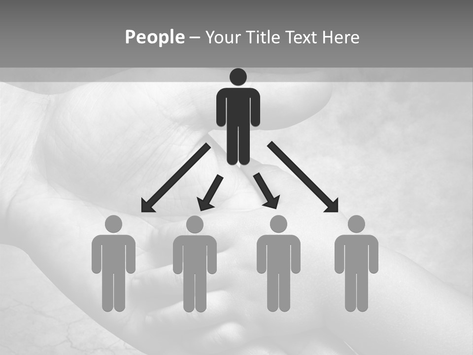 Men Body Palm PowerPoint Template