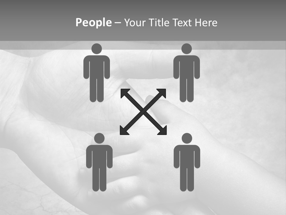 Men Body Palm PowerPoint Template