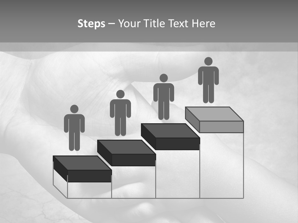 Men Body Palm PowerPoint Template